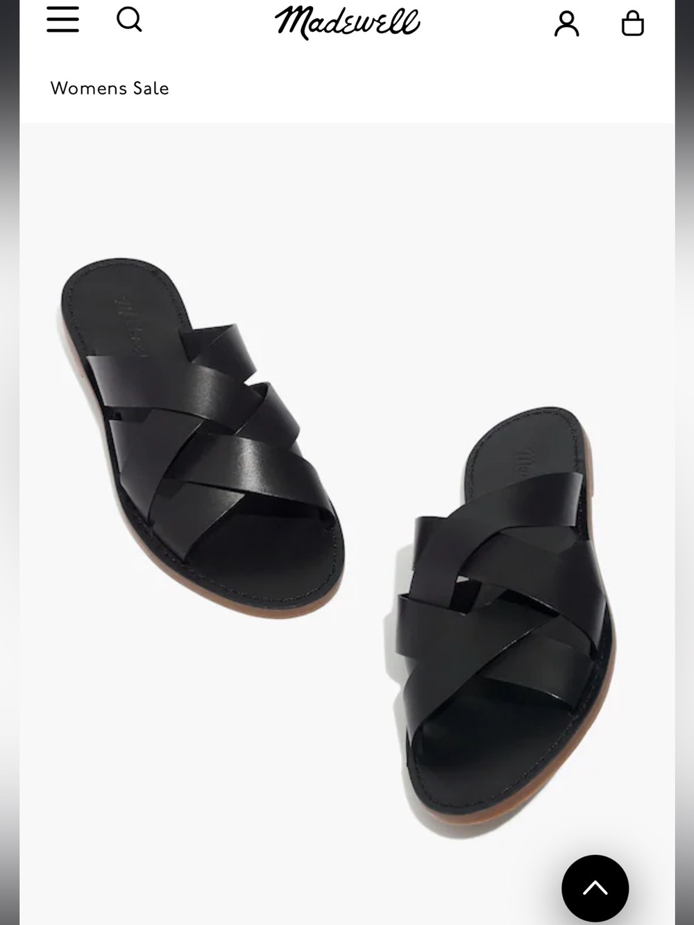 Madewell The Boardwalk Woven Slide Sandal